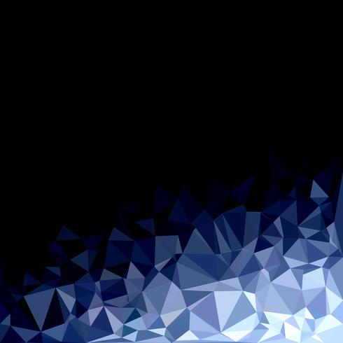 Blue Polygonal Mosaic Background, Creative Design Templates vector