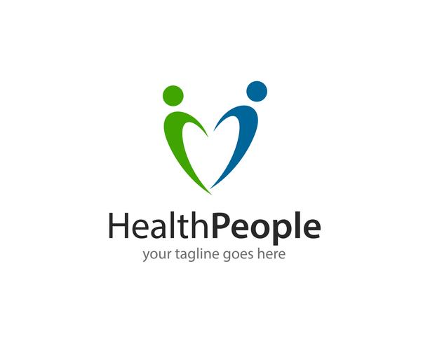 Health People Logo Icon Vector