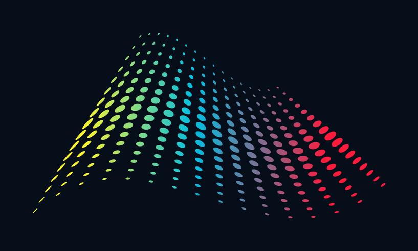 Music Logo concept sound wave, Audio Technology, Abstract Shape vector