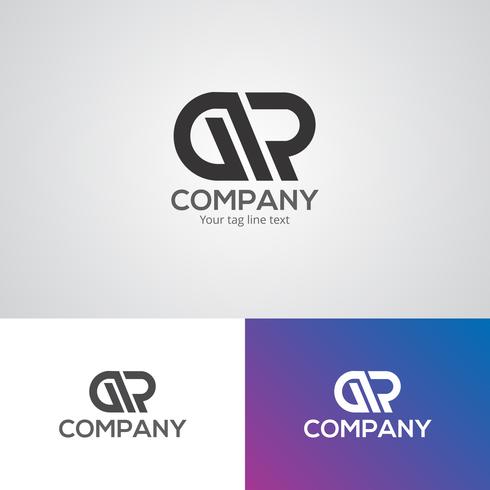 Plantilla de diseño de logotipo corporativo creativo vector