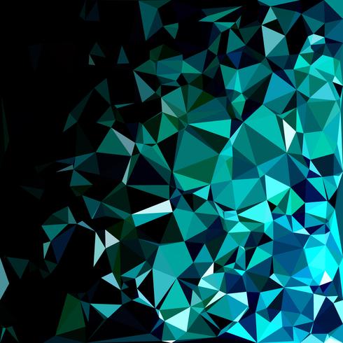 Fondo de mosaico poligonal verde, plantillas de diseño creativo vector