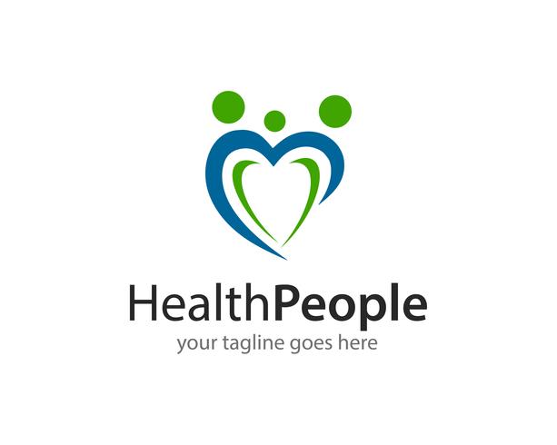 Health People Logo Icon Vector