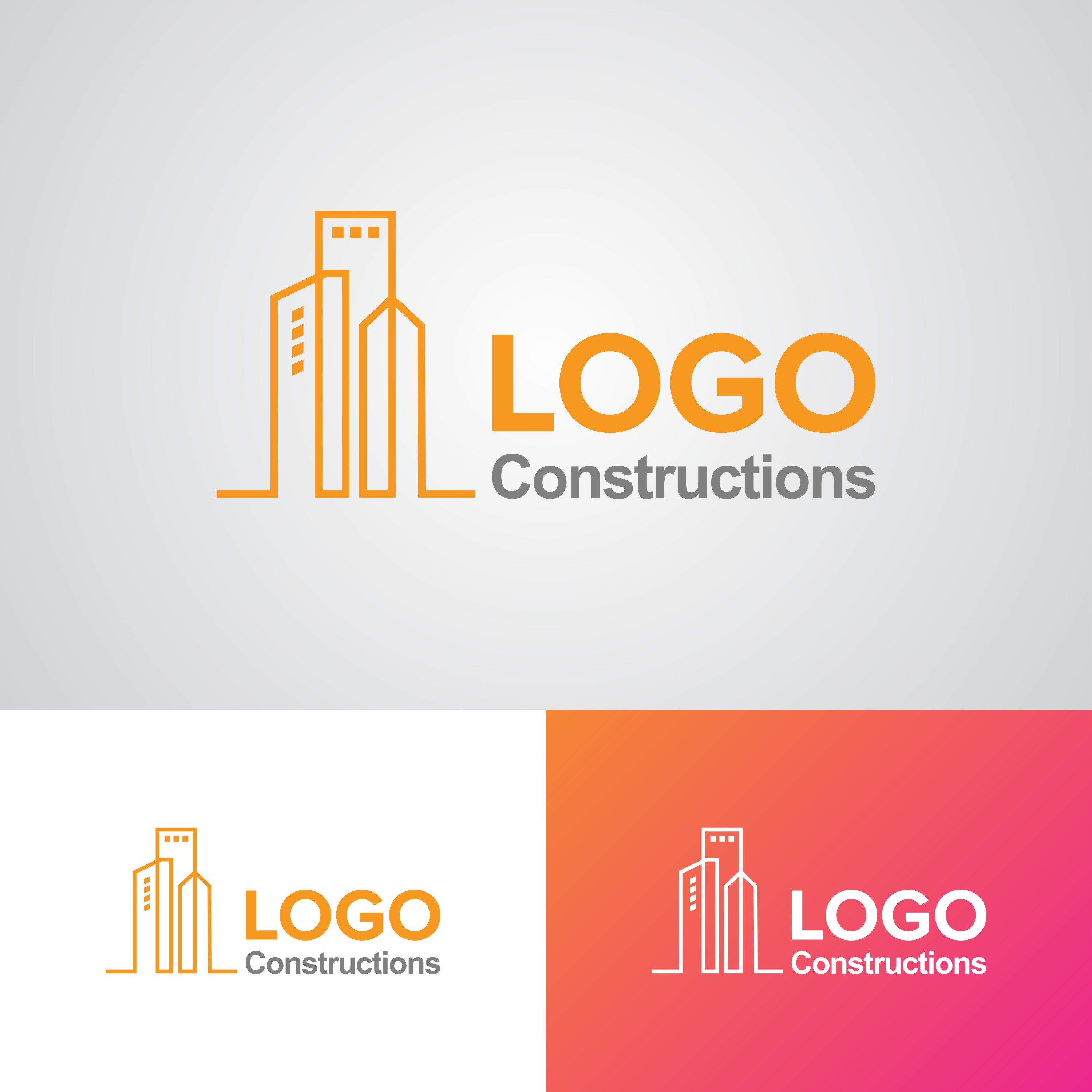 Construction Logo Design Template 561728 Vector Art at Vecteezy