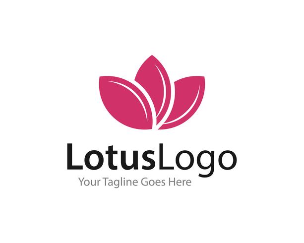 Lotus Logo Icon Vector Illustration