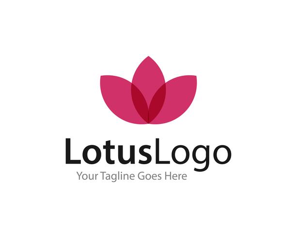 Lotus Logo Icon Vector Illustration