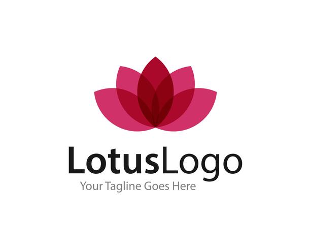 Lotus Logo Icon Vector Illustration