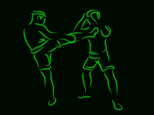 boxing vector