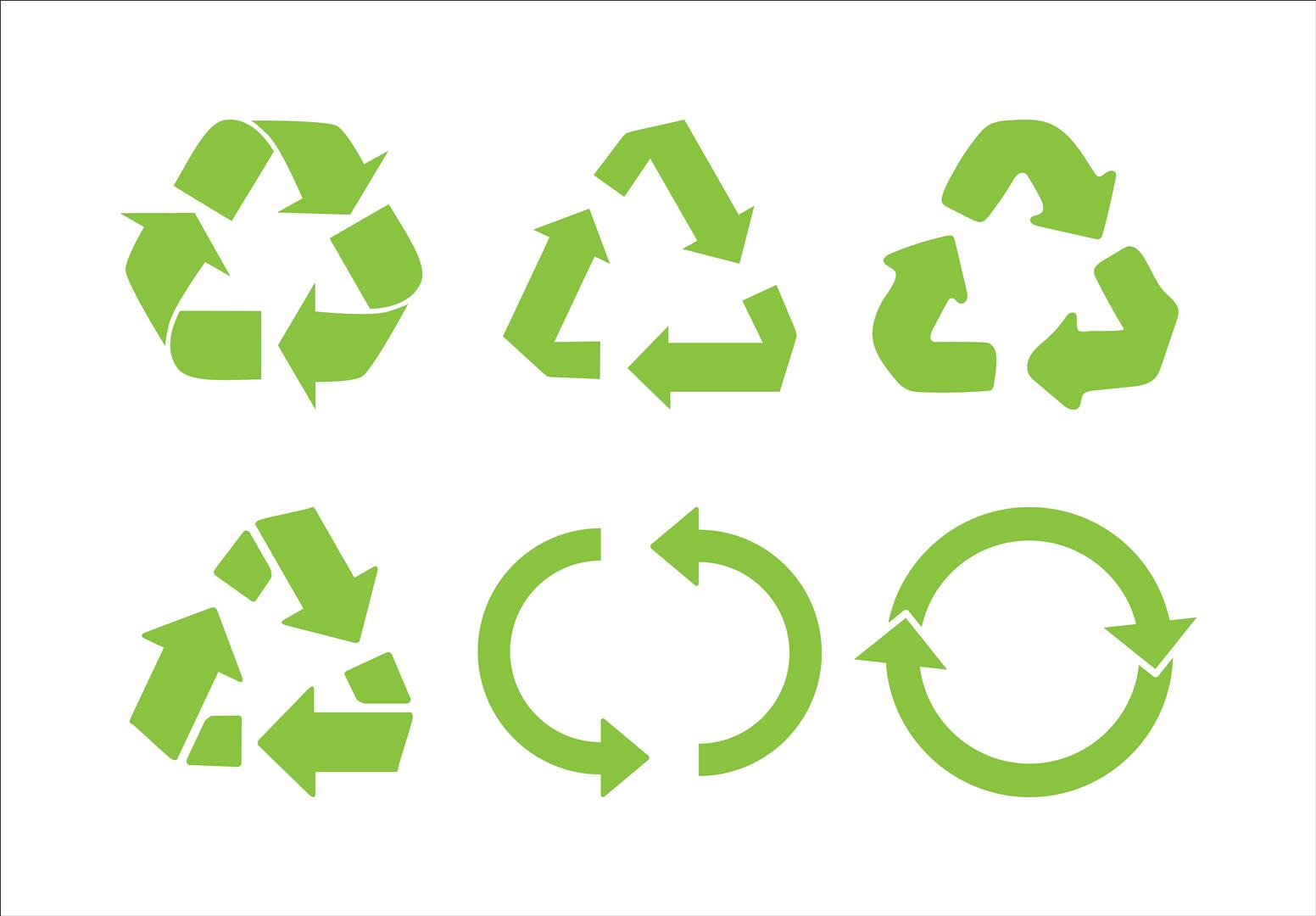Download Recycle icon vector. Recycle Recycling set symbol illustration - Vector - Download Free Vectors ...
