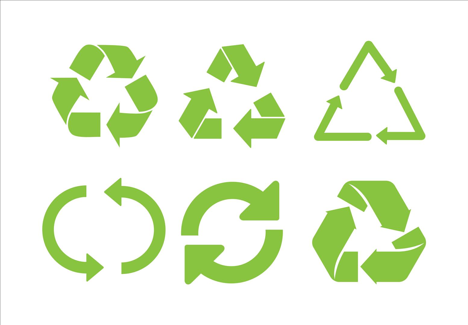 Download Recycle icon vector. Recycle Recycling set symbol illustration - Vector 561930 - Download Free ...