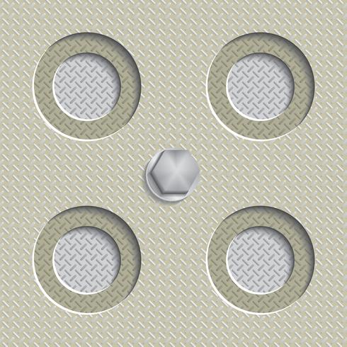 Metal vector