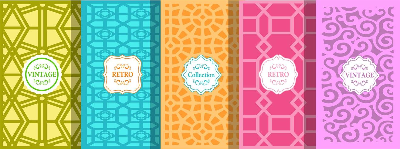 set of cute bright seamless patterns vector illustration bright design abstract seamless.  