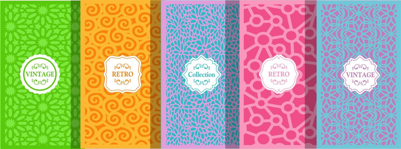 set of cute bright seamless patterns vector illustration bright design abstract seamless.  