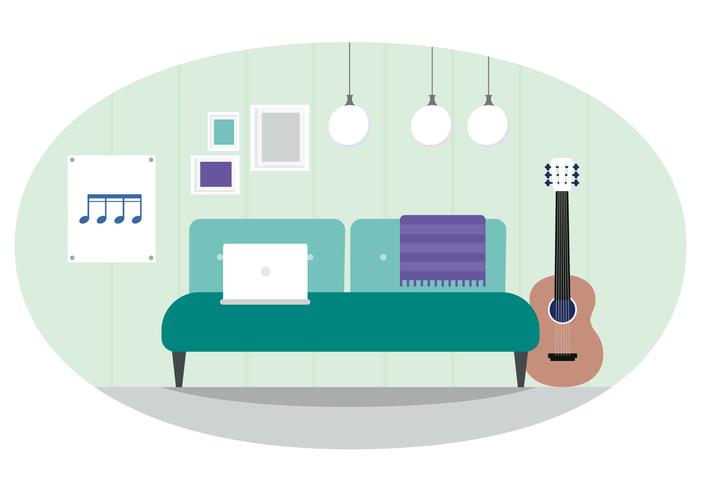 Vector Livingroom Illustration