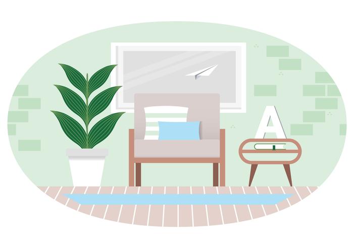 Vector Livingroom Illustration