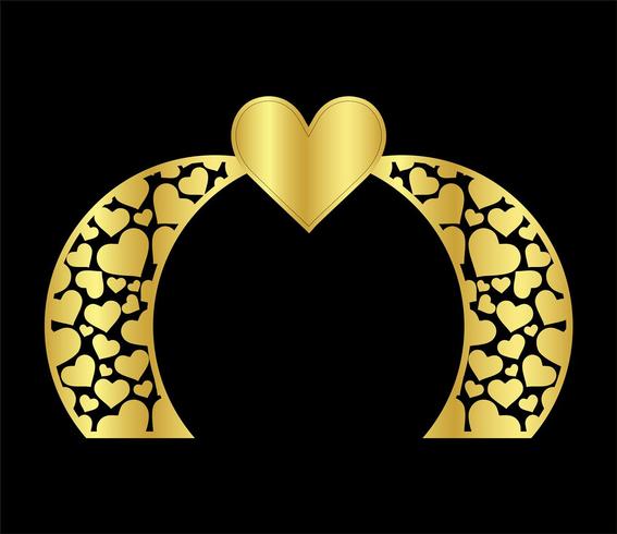 wedding arch gate vector template for laser cutting from vinyl the decor is a stylized openwork pattern of. laser cut template gate.