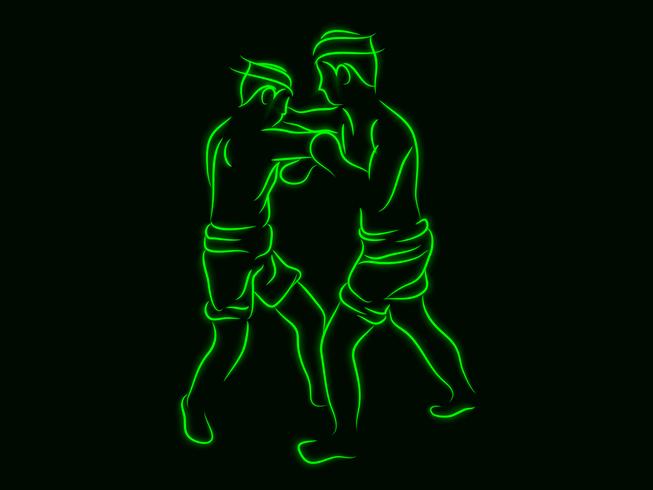 boxing vector