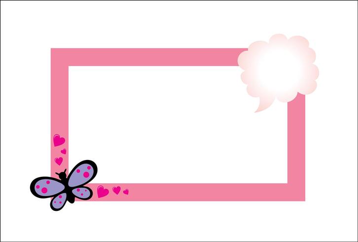 Photo frame with vector format.