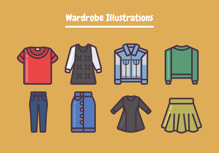 Wardrobe Illustration vector