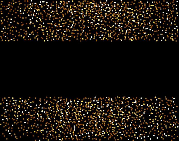 waterfalls golden glitter sparkle-bubbles champagne particles stars black background happy new year holiday concept. vector