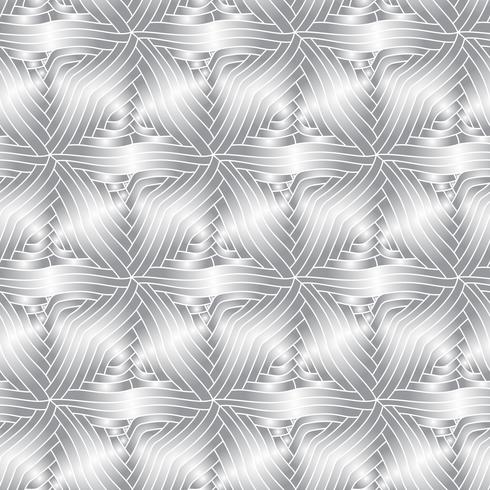 Vector monochrome decorative elements seamless pattern.