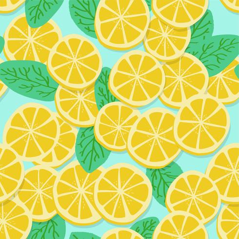 Patrón de limon vector