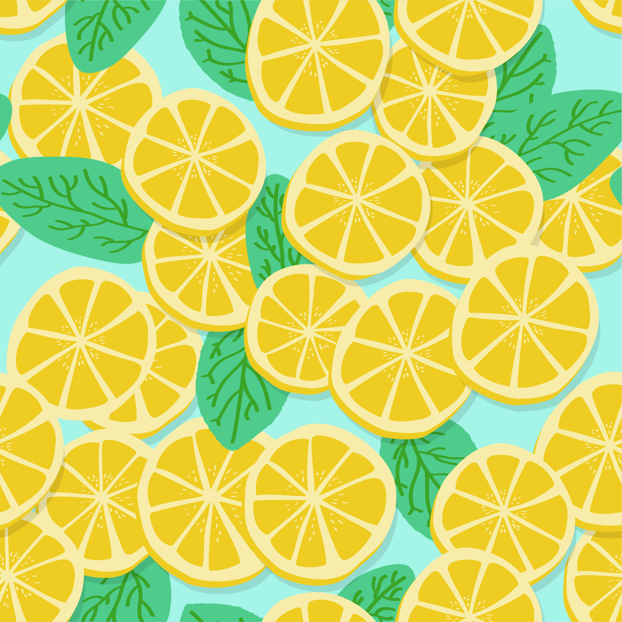 Lemon Pattern 562848 Vector Art at Vecteezy