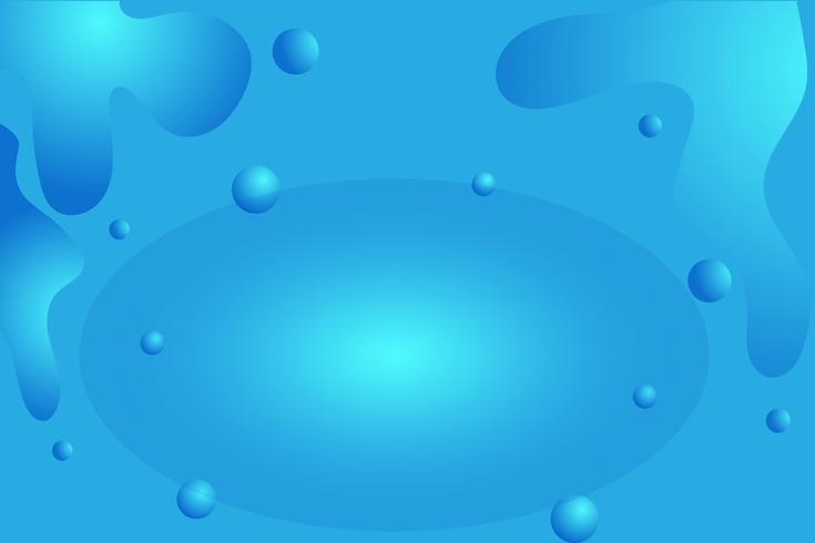 abstract Dynamic Liquid color blue background vector