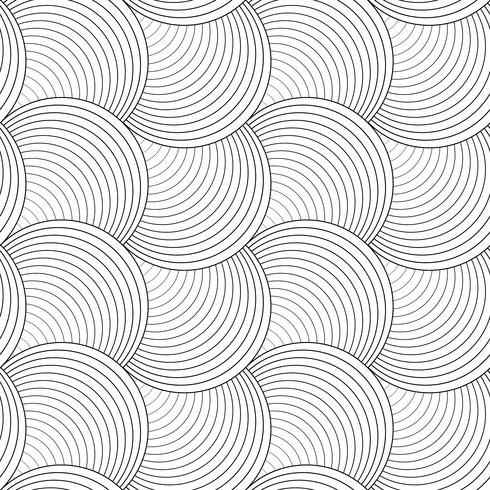 Black and white background seamless pattern on vector art.