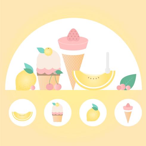 Vector Food Elements