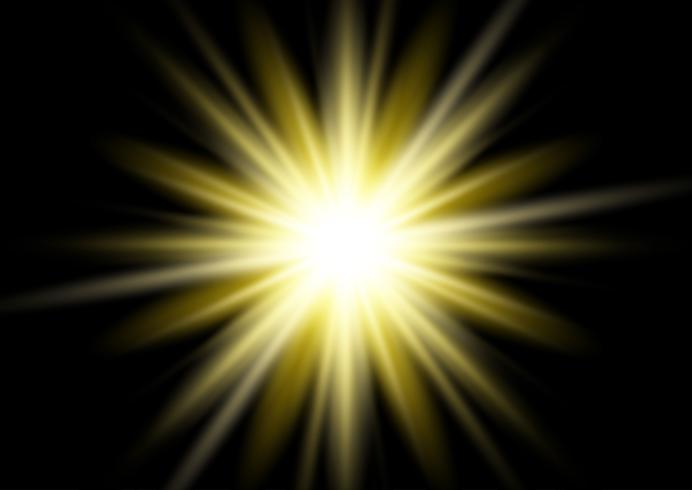 Gold starburst background  vector