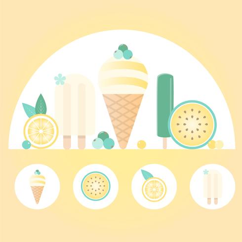 Vector Food Elements