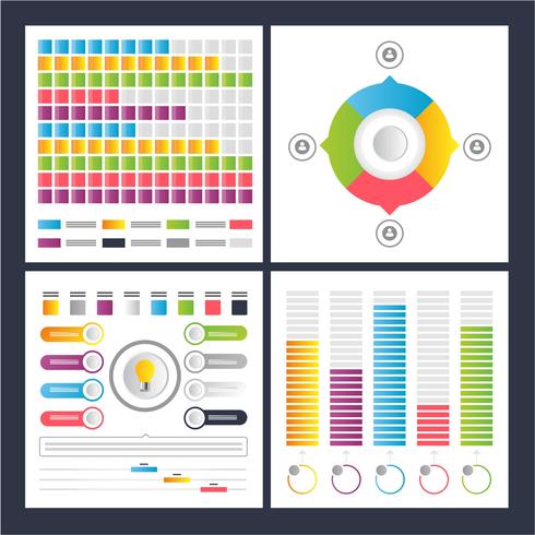 Vector ilustración infografía