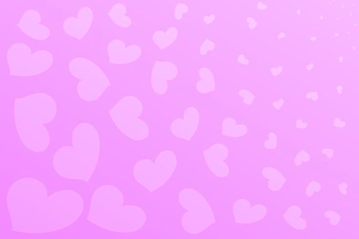 The background of a pink heart-shaped background vector