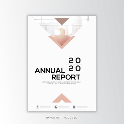 Annual Report Corporate, creative Design vector