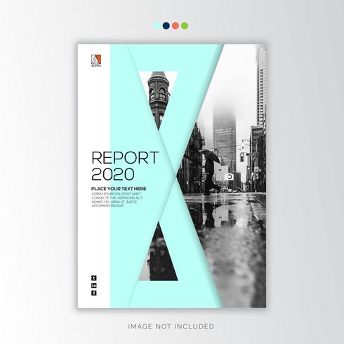 Annual Report Corporate, creative Design vector