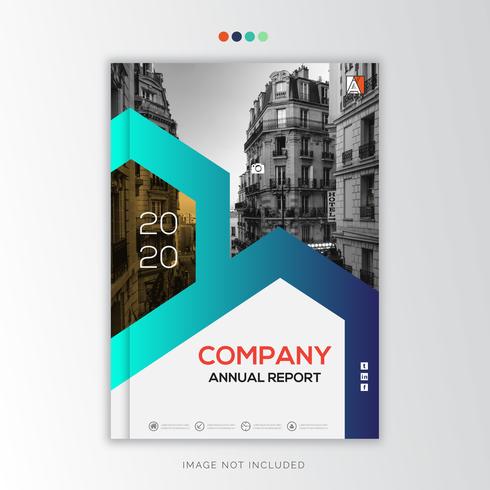 Annual Report Corporate, creative Design vector