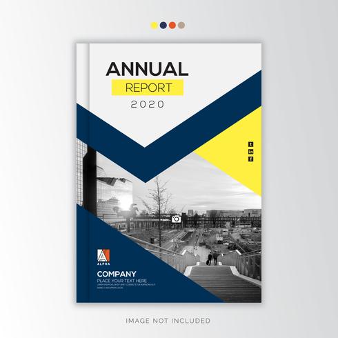 Annual Report Corporate, creative Design vector