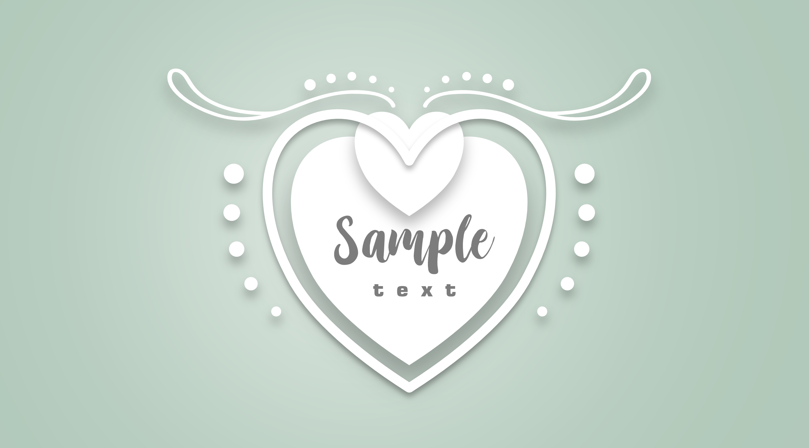 Download The White Heart Vector Illustration Cut SVG File ...