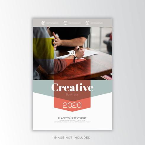 Annual Report Corporate, creative Design vector