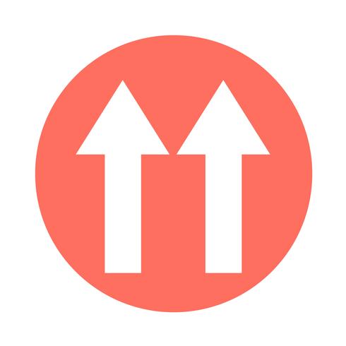 simple arrow sign icon vector