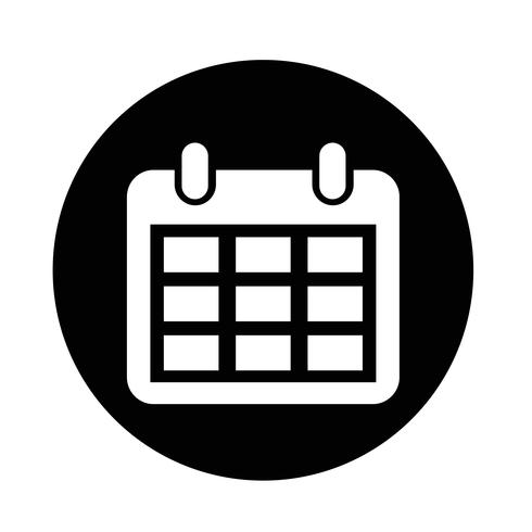 Icono de calendario vector