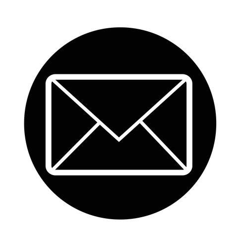 email symbol icon vector