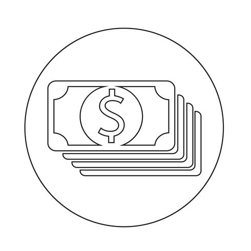 icono de dinero vector