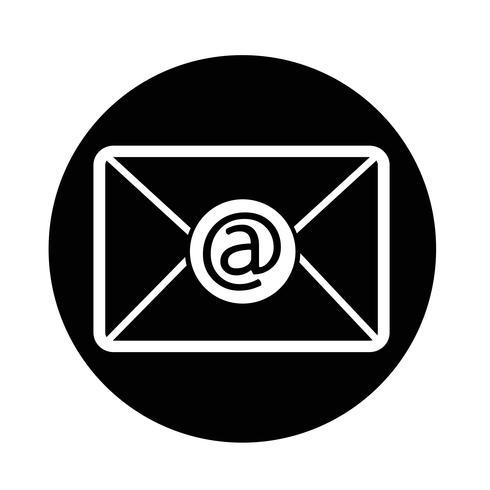 email symbol icon vector