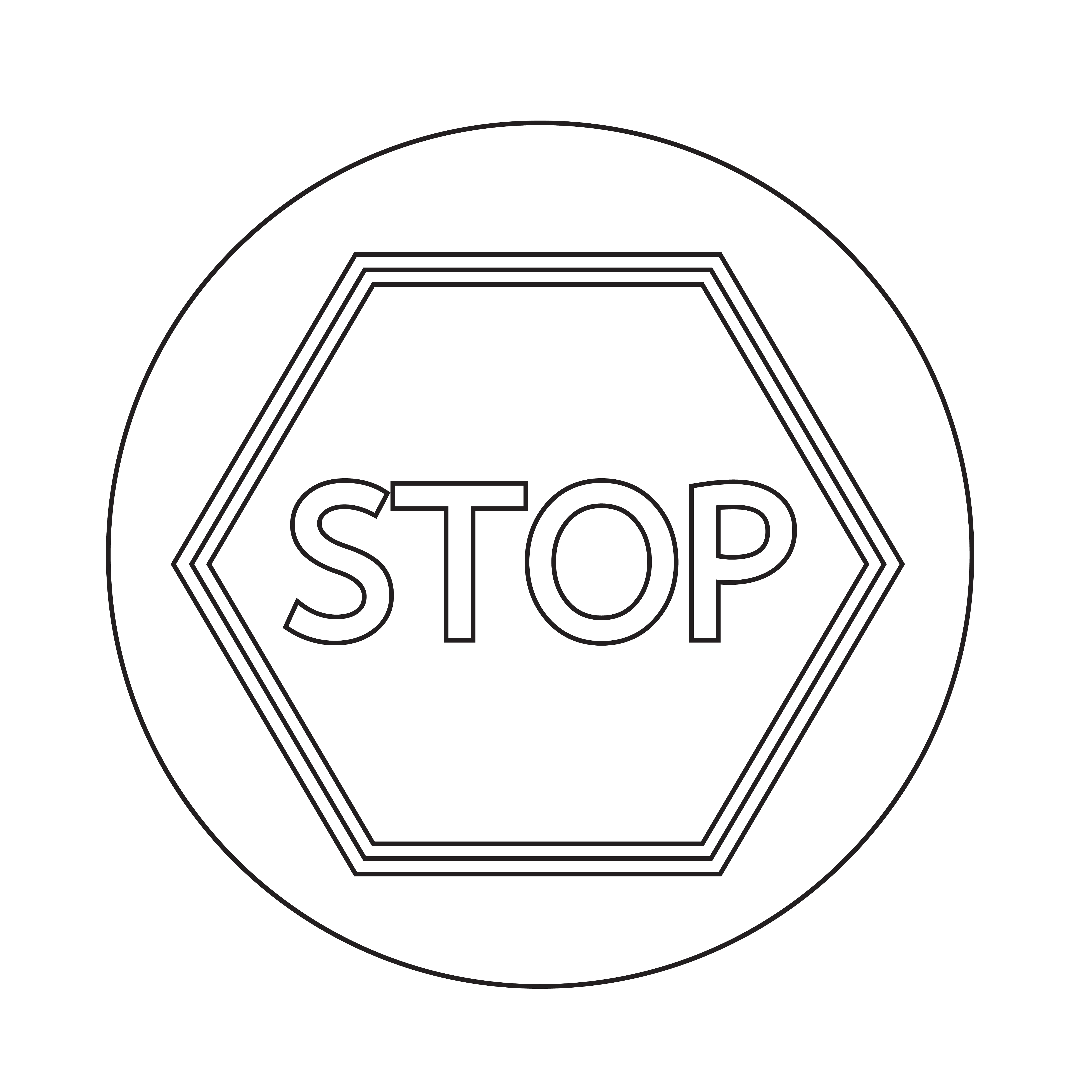 Stop Sign Icon 564338 Vector Art at Vecteezy