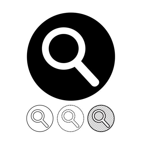 Search icon sign vector