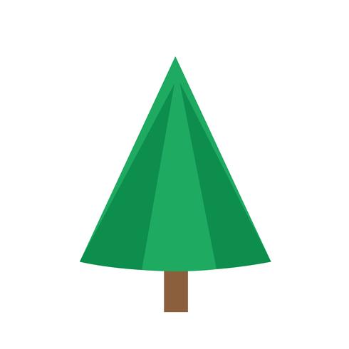 Christmas tree icon vector