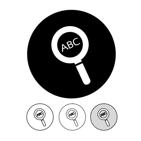 Search icon sign vector