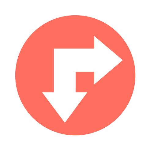 simple arrow sign icon vector