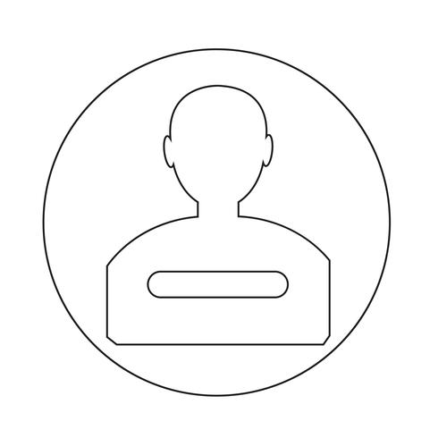 Icono de personas vector